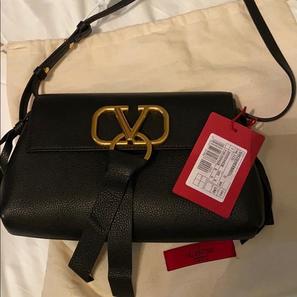 Valentino black leather cross body bag - Picture 9 of 13